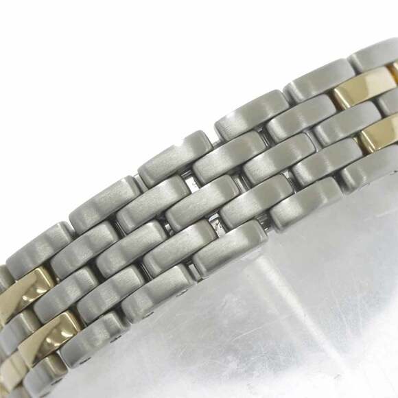 Cartier Panthere SM 2-Row Two-Tone Women's Watch W25029B6 Ivory Yellow Gold Q... - Picture 6 of 7